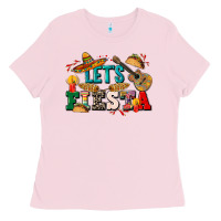 Bubblegum Pink Let's fiesta Ladies Tee - CTS Tumbler Store