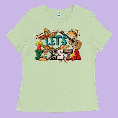 Let's Fiesta Ladies Tee Designed By Cts Tumbler Store