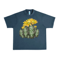 Midnight Navy texas rainbow cactus Urban Heavy Tee - LillyAllenDesigns