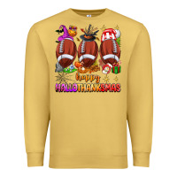 Antique Gold happy hallothanksmas football Premium Sweatshirt - texasbilliewilder