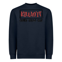 Navy killin it every damn day Heavyweight Sweatshirt - MaliasSmallBusiness