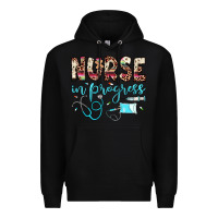 Black nurse in progress Premium Hoodie - JahusDesignShop