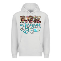 Dove Grey nurse in progress Premium Hoodie - JahusDesignShop