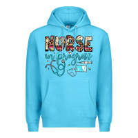 Ocean Blue nurse in progress Premium Hoodie - JahusDesignShop