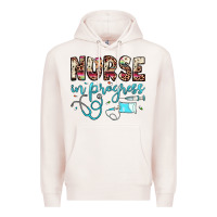 Pale Pink nurse in progress Premium Hoodie - JahusDesignShop