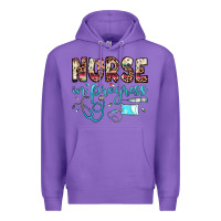 Purple nurse in progress Premium Hoodie - JahusDesignShop
