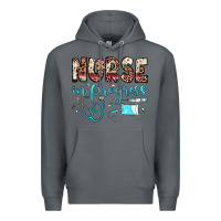 Rock nurse in progress Premium Hoodie - JahusDesignShop