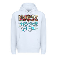 White nurse in progress Premium Hoodie - JahusDesignShop