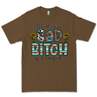 Cacao Behind Every Bad Bitch is a Carseat Premium Tee - CowhideDigitalArt