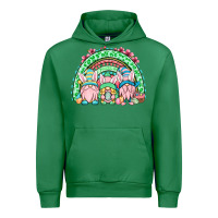 Emerald Easter gnomes rainbow Urban Hoodie - OliviaCreatesArt
