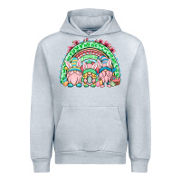 Heather Grey Easter gnomes rainbow Urban Hoodie - OliviaCreatesArt