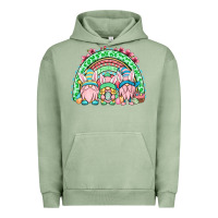 Pigment Oil Green Easter gnomes rainbow Urban Hoodie - OliviaCreatesArt