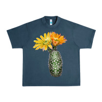 Midnight Navy texas rainbow cactus Urban Heavy Tee - LillyAllenDesigns