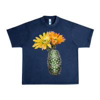 Navy texas rainbow cactus Urban Heavy Tee - LillyAllenDesigns