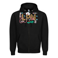 Black LPN Certified Nursing Assistant Zipper Hoodie - LillyAllenDesigns
