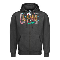 Charcoal Heather LPN Certified Nursing Assistant Zipper Hoodie - LillyAllenDesigns
