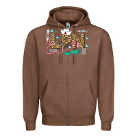 Chestnut LPN Certified Nursing Assistant Zipper Hoodie - LillyAllenDesigns