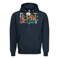 Navy LPN Certified Nursing Assistant Zipper Hoodie - LillyAllenDesigns