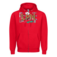 Red LPN Certified Nursing Assistant Zipper Hoodie - LillyAllenDesigns