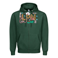 Sports Green LPN Certified Nursing Assistant Zipper Hoodie - LillyAllenDesigns