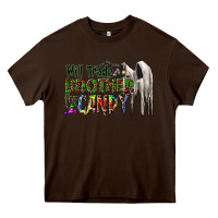Chocolate Brown will trade brother for candy Heavy Core Tee - CowhideDigitalArt