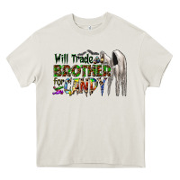 Cream will trade brother for candy Heavy Core Tee - CowhideDigitalArt