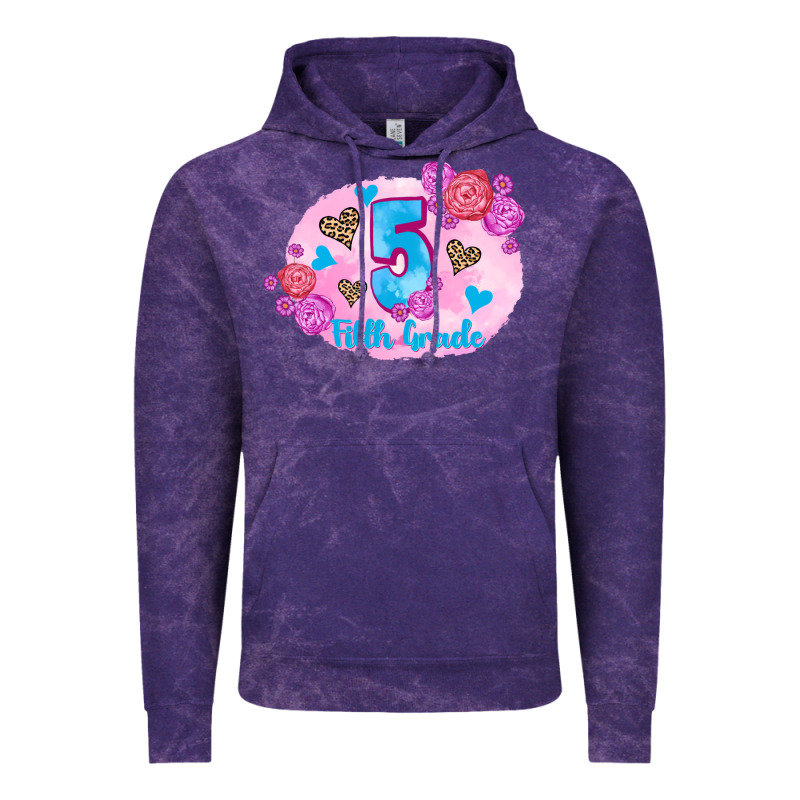 Back To School Flowers Fifth Grade 3200x2400 Vintage Hoodie by AdoDesignShop | Teevron