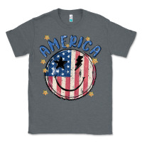 Charcoal Heather America Classic Tee - MaliasSmallBusiness