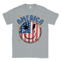 Heather Grey America Classic Tee - MaliasSmallBusiness