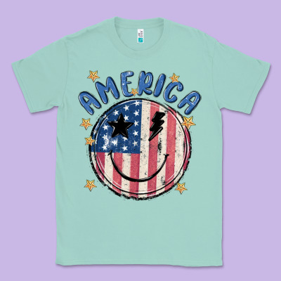 America Classic Tee Designed By Maliassmallbusiness