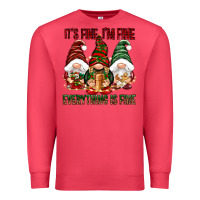 Cardinal It's fine i'm fine everything is fine Premium Sweatshirt - NancyCooperArtShop