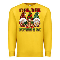 Lemon It's fine i'm fine everything is fine Premium Sweatshirt - NancyCooperArtShop