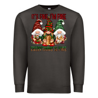Smoke It's fine i'm fine everything is fine Premium Sweatshirt - NancyCooperArtShop