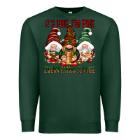 Sports Green It's fine i'm fine everything is fine Premium Sweatshirt - NancyCooperArtShop
