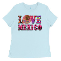 Baby Blue love mexico Ladies Tee - CTS Tumbler Store