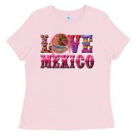 Bubblegum Pink love mexico Ladies Tee - CTS Tumbler Store