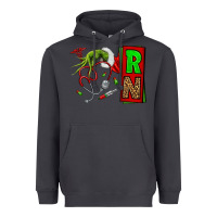 Smoke Christmas Character  Nurse Heavyweight Hoodie - NancyCooperArtShop