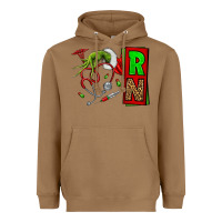 Christmas Character  Nurse Heavyweight Hoodie | Teevron