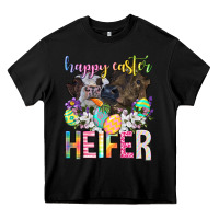 Black happy easter heifer Heavy Core Tee - Neo Western