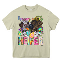 Mossy happy easter heifer Heavy Core Tee - Neo Western