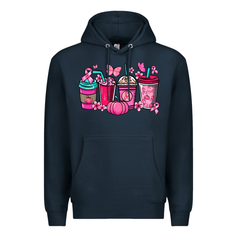 Cancer Coffee Cups Cancer Awareness Premium Hoodie by HowdyJamesFarm | Teevron