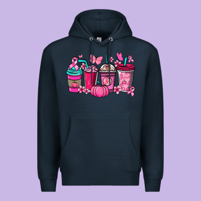 Cancer Coffee Cups Cancer Awareness Premium Hoodie Designed By Howdyjamesfarm