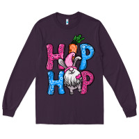 Plum Easter hip hop gnome Long Sleeve Tee - NancyCooperArtShop