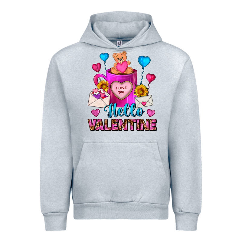 Hello Valentine Valentines Day Coffee Mug Urban Hoodie by FaDigitalArtStudio | Teevron