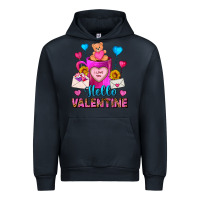 Navy hello valentine valentines day coffee mug Urban Hoodie - FaDigitalArtStudio