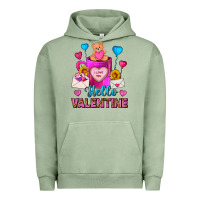 Pigment Oil Green hello valentine valentines day coffee mug Urban Hoodie - FaDigitalArtStudio