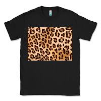 Black leopard background gold 3200x2400 Classic Tee - AdoDesignShop