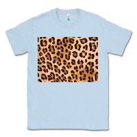 Dusty Blue leopard background gold 3200x2400 Classic Tee - AdoDesignShop