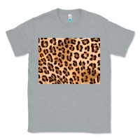 Heather Grey leopard background gold 3200x2400 Classic Tee - AdoDesignShop