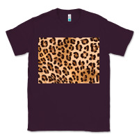 Plum leopard background gold 3200x2400 Classic Tee - AdoDesignShop